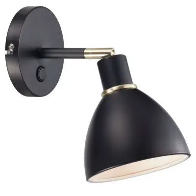 Ray Vägglampa Black - Nordlux - Vardagsrum - Metall