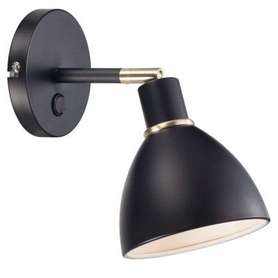 Nordlux - Ray Vägglampa Black