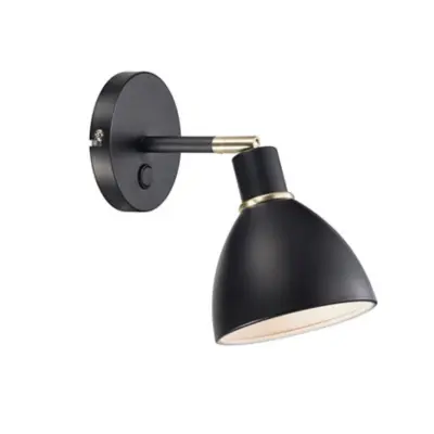 Nordlux - Ray Vägglampa Black