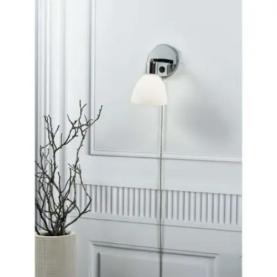 Ray Vägglampa Chrome - Nordlux - Vardagsrum - Glas