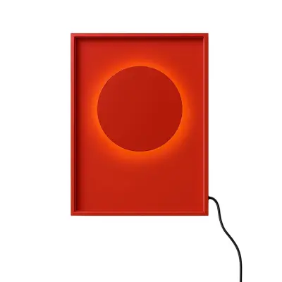 NORDVÄRK Harl? 15700 vägglampa - röd metall