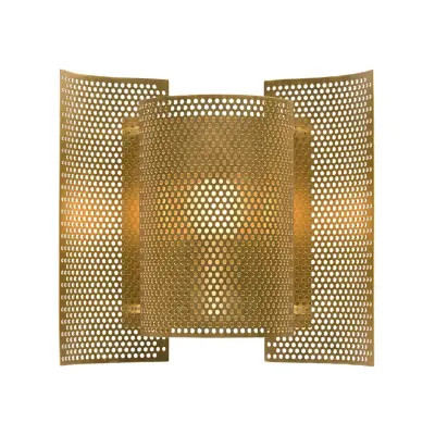 Northern - Butterfly Perforated Vägglampa Brass