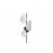 Nuura - Florii 3 Vägglampa Dark Bronze/White