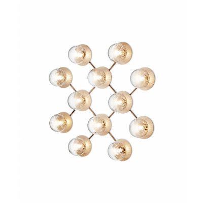 Nuura Aps - Liila 12 Vägglampa/Plafond Nordic Gold/Optic ClearNuura