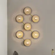 Nuura Aps - Liila 7 Vägglampa/Plafond Nordic Gold/Optic ClearNuura