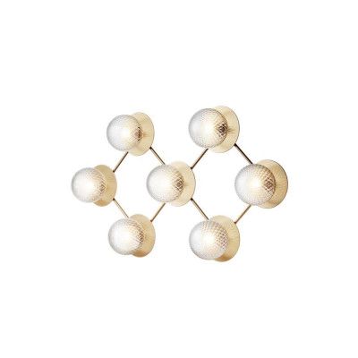 Nuura Aps - Liila 7 Vägglampa/Plafond Nordic Gold/Optic ClearNuura