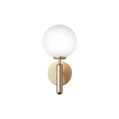 Nuura Aps - Miira Vägglampa Brass/Opal WhiteNuura