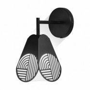 Oblure Notic vägglampa Black