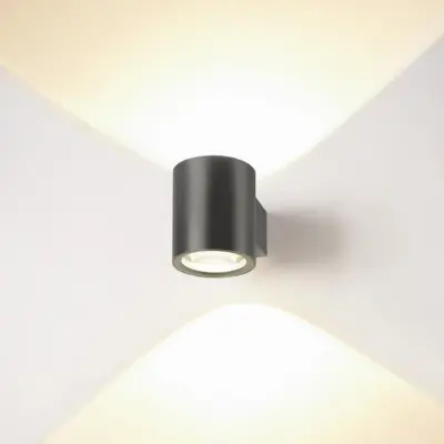 Oculus vägglampa Dunkelheit i brons – SLV - Vardagsrum - Modern - Aluminium - Med en ljuskälla