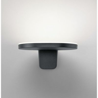 Oplight W1 vägglampa, anthracite