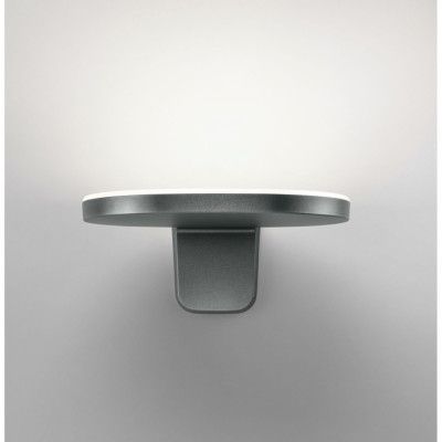 Oplight W1 vägglampa, metallic grey