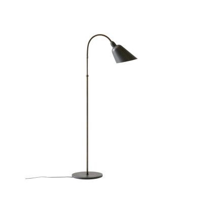 &Tradition - Bellevue AJ7 Golvlampa Anniversary Edition Stone Grey/Bronzed Brass