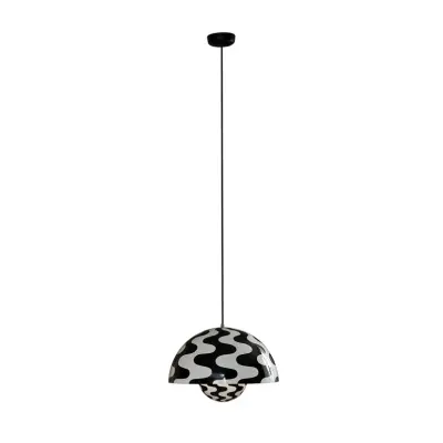 &Tradition - Flowerpot VP2 pendellampa svart/vit