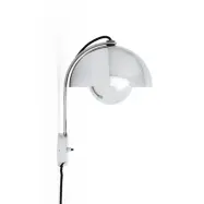 &Tradition - Flowerpot VP8 vägglampa, stickkontakt, förkromad