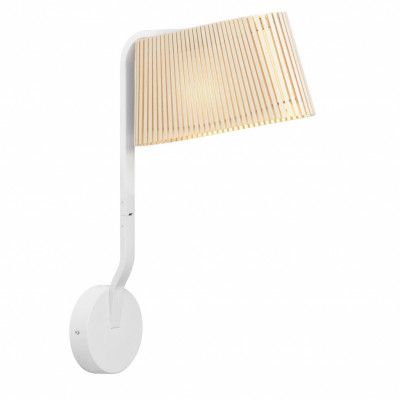 Owalo 7030 vägglampa, björk 33cm