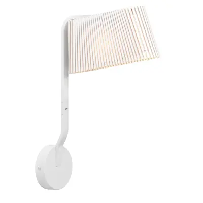 Owalo 7030 vägglampa, vit 33cm