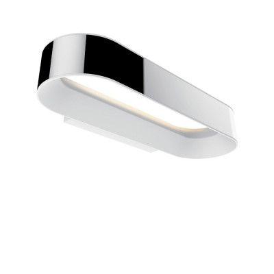 Paulmann - Agena LED Vägglampa IP44 Dim. Krom/Matt Vit