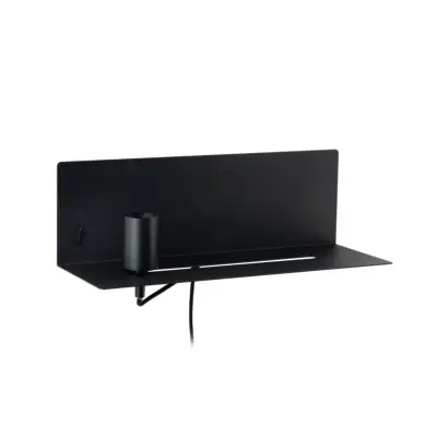 Paulmann - Devara vägglampa matt svart