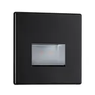 Paulmann - EDGE LED-vägginbyggnadslampa svart matt