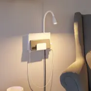 Paulmann - Halina LED Vägglampa USB C Matt Vit