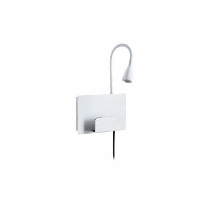 Paulmann - Halina LED Vägglampa USB C Matt Vit