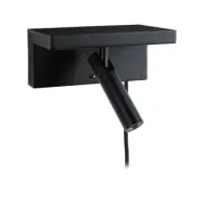 Paulmann - Jerik vägglampa med USB 3-stegs dimbar. Matt svart