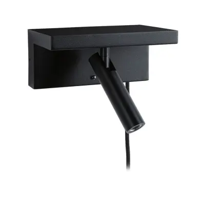 Paulmann - Jerik Vägglampa w/USB 3-Step Dim. Matt Black