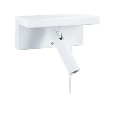 Paulmann - Jerik Vägglampa w/USB 3-Step Dim. Matt White