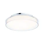 Paulmann - Luena LED-taklampa, IP44, krom, Ø 35 cm