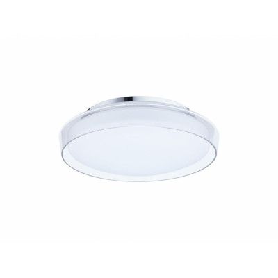 Paulmann - Luena LED-taklampa, IP44, krom, Ø 35 cm