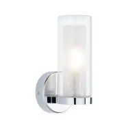 Paulmann - Luena LED Vägglampa IP44 Dim. Krom/Clear