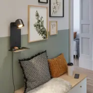 Paulmann - Malena LED Vägglampa USB C Matt Svart