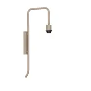 Pensile vägglampa fast inst sandstruktur E27