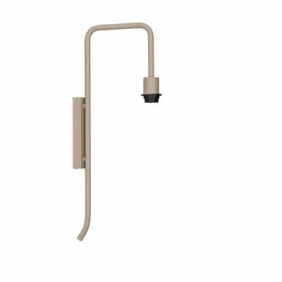 Pensile vägglampa fast inst sandstruktur E27