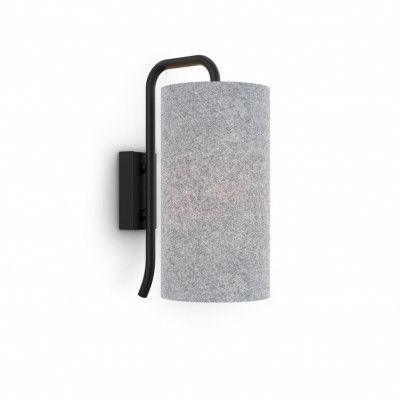 Pensile vägglampa S svartstruktur E27