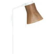 Petite vägglampa, valnöt 37cm