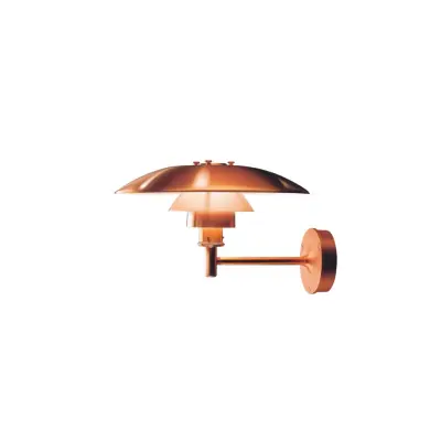 PH vägglampa, koppar 45cm
