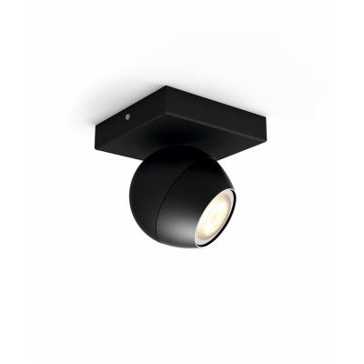 Philips Hue - Buckram Plafond Single Spot White Amb. Black