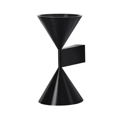 Pholc - Vägglampa Apollo 24, svart, upp/ner, 24 cm, GU10