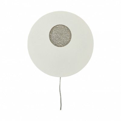 PLANET vägglampa vit/silver