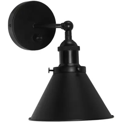 PR Home Anton vägglampa Svart 18cm, dimbar