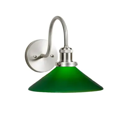 PR Home August Vägglampa Grön/krom 25cm IP23
