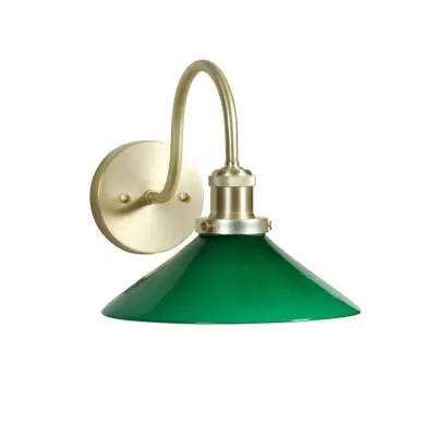 PR Home August Vägglampa Grön/mässing 25cm IP23