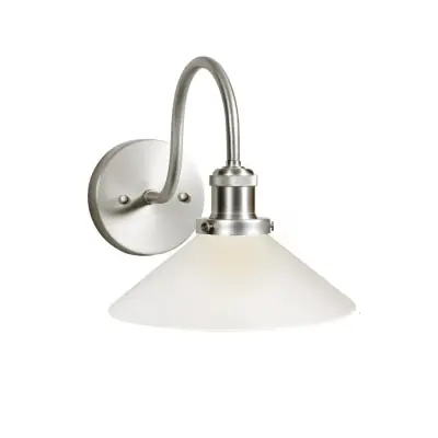 PR Home August Vägglampa Opal/krom 25cm IP23