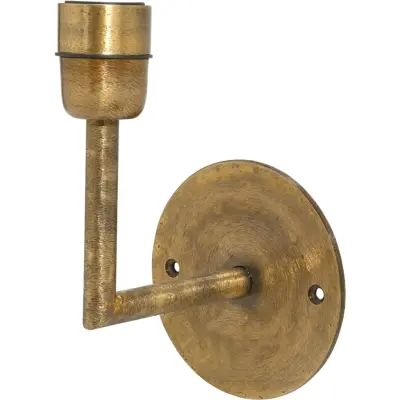 PR Home Base Vägglampa Beaten gold 13cm
