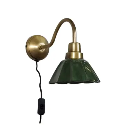 PR Home Ester vägglampa Mörkgrön 34cm