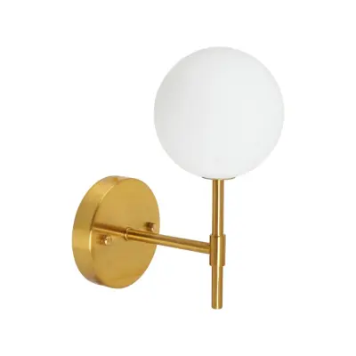PR Home Sigma S vägglampa Guld Opal, 25cm