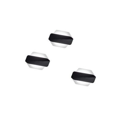 Prandina - Dolomite W1 Vägglampa 3pcs. Black/White