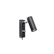 Puck vägglampa, svartstruktur