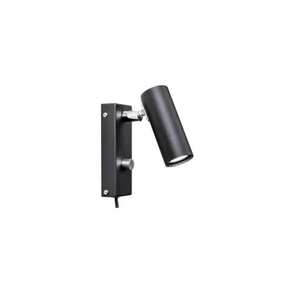 Puck vägglampa, svartstruktur